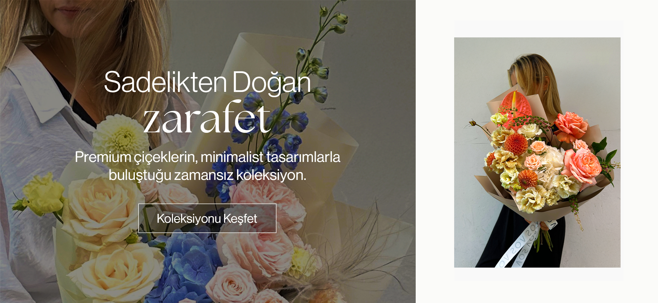 minimalist buketler